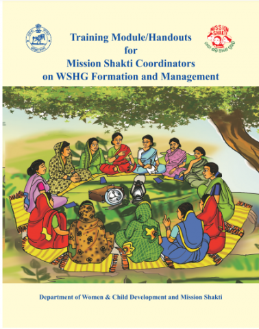 Training Module/Handouts for Mission Shakti Coordinators on WSHG Formation and Management